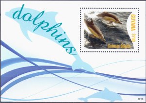 Guyana. 2012. Fauna dolphins. MNH.