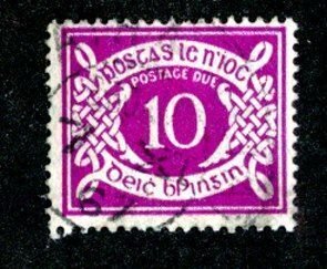 1940 Ireland Sc#J13 used ( 2204 BCX4 )