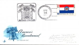 US SPECIAL EVENT CANCEL SACRED CIRCLES USPS EXHIBITION KANSAS CITY MISSOURI 1977