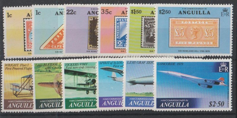 Anguilla SC  349-60 Mint Never Hinged