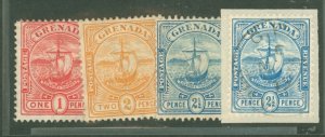 Grenada #69-71a Unused