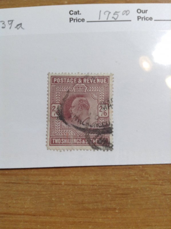 Great Britain #  139a  Used