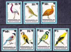 Mongolia Scott #C114-C120 MNH