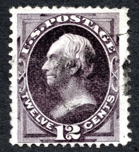 US 1873 12¢ Henry Clay Stamp #162 Used CV $130