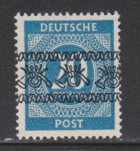 Germany,  1948 Unissued 20pf with Ribbon Overprint (Mi VI/I)) MLH