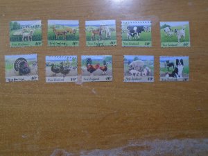 New Zealand  #  1293-1302   used