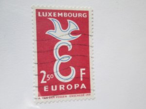 Luxembourg #341 used  2024 SCV = $0.25