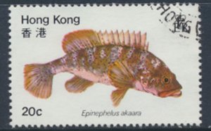 Hong Kong SC# 369 Used  SG 395 Fish  1981 see details and scan 