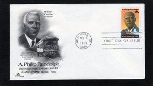 2402 Philip Randolph, FDC ArtCraft