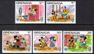 Grenada 1317-1321 Disney's MNH VF