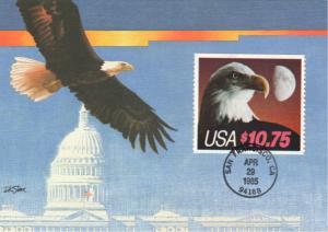 #2122 Eagle and Moon Maxi FDC