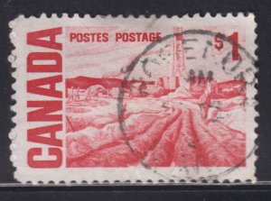 Canada 465b Edmonton Oil Field $1.00 1967