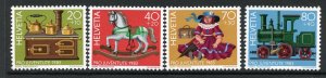 Switzerland # B501-4, Mint Never Hinge