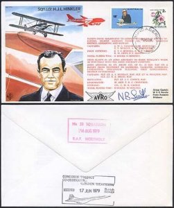 TP3b Sqn Ldr H.J.L. Hinkler AFC Signed by N.B. Smith