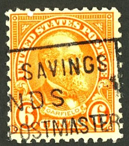 U.S. #587 USED