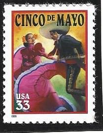 US #3309, Cinco de Mayo, M-NH*-