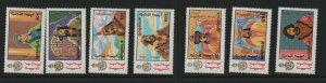 Thematic stamps MONGOLIA 1990 FILM MANDUKHAI 2084/90 mint