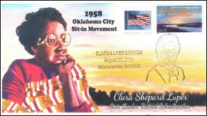 21-223, 2021,  Clara Luper, Event Cover, Pictorial Postmark, Oklahoma City, OK,