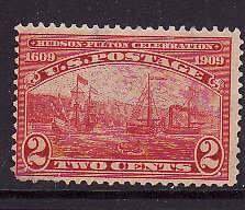 US-Sc#372- id7-used 2c carmine Steamship-1909-