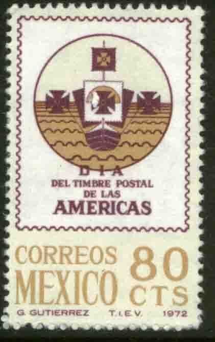 MEXICO 1046, Stamp Day of the Americas.  MINT, NH. VF.