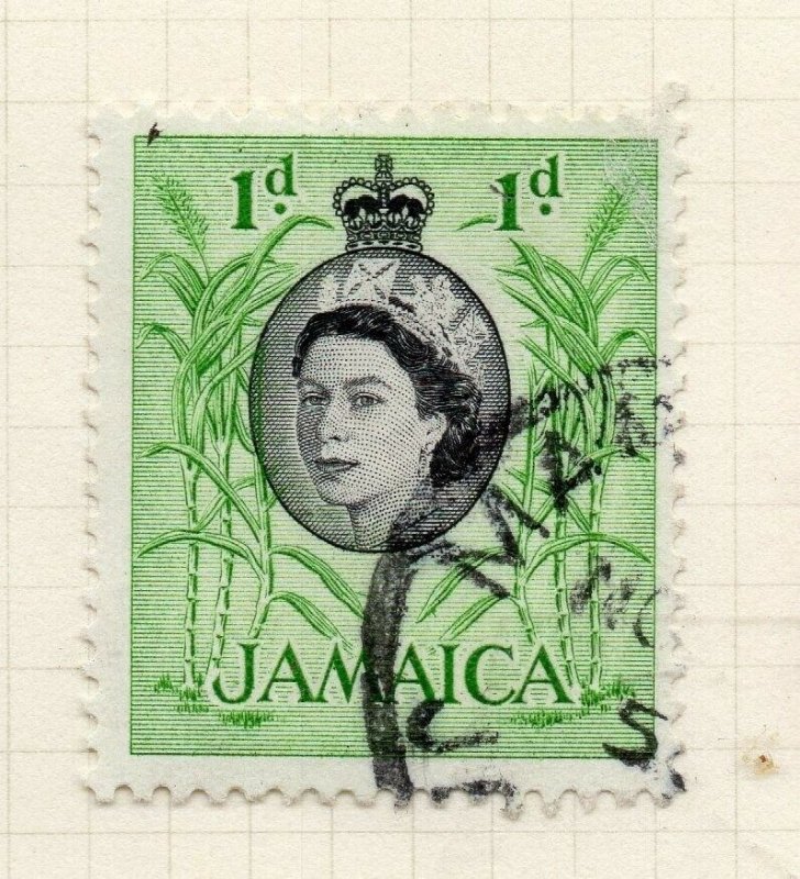 Jamaica 1956 Early Issue Fine Used 1d. 283889