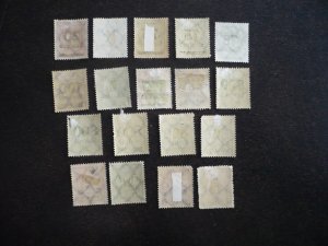 Stamps-Germany-Scott#246,248,250-256,261-272-Mint Hinged Part Set 18 Stamps