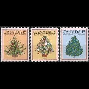 CANADA 1981 - Scott# 900-2 Christmas Set of 3 NH