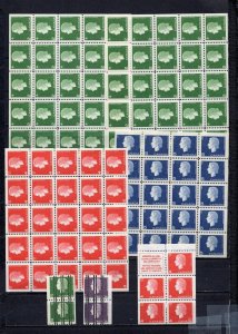 CANADA 1962-1963 SET OF 22 STAMPS, 5 BOOKLET PANES & BOOKLET MNH