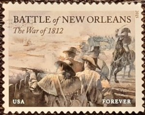 US Scott # 4952; used (49c) New Orleans Battle from 2015; VF center; off ppr