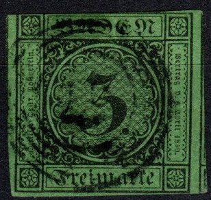 Baden #7 F-VF  Used CV $14.00  (X4061)