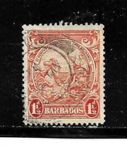 Barbados Stamp- Scott # 195/A21-1 1/2p-Canc/VLH-1938-47-NG