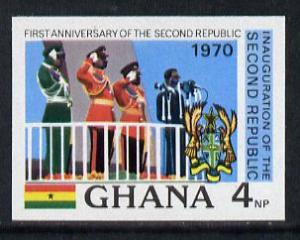 Ghana 1970 Anniversary of 2nd Republic (Saluting March-pa...