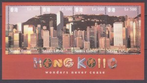 1997 Sierra Leone 2762-2765KL Architecture - Hong Kong 5,00 €