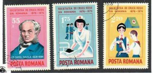 Romania; Scott 2617-2619; 1976; Precanceled; NH; Complete Set