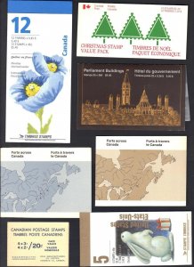 CANADA 1960-80s COLLECTION OF 16 FULL MINT BOOKLETS