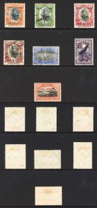 Tonga SG64/70a Set of 7 fine used Cat 170 pounds