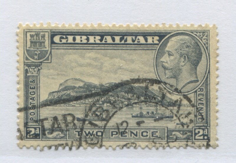 Gibraltar KGV 1931  2d perf 13 1/2 by 14 used