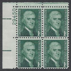 1278,MNH plate # 29450