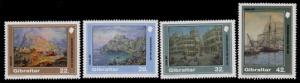 Gibraltar 596-9 MNH Art, Boats, Architecture