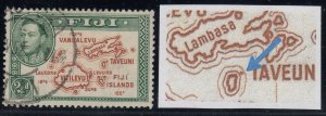 Fiji, SG 256ba, used Extra Island variety