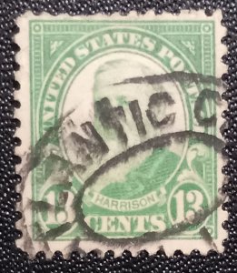 US #694 Used VF 13c Green