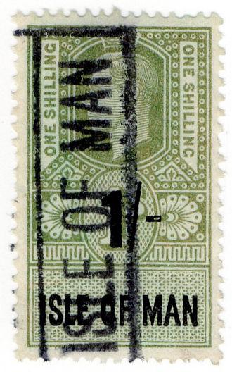 (I.B) George VI Revenue : Isle of Man 1/-