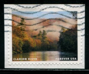 5381l US (55c) Wild & Scenic Rivers SA, used on paper