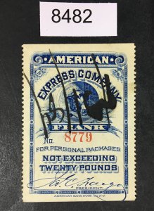 US STAMPS # 1k AMERICAN EXPRESS LABELS CV. $ LOT #8482