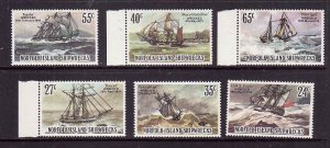 Norfolk Is.-Sc#293-8-Unused NH set-Ships-Shipwrecks-1982-