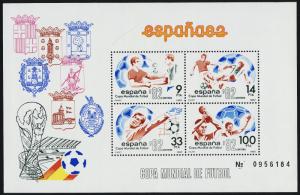 Spain 2295 set of 2 MNH World Cup Soccer, Crest