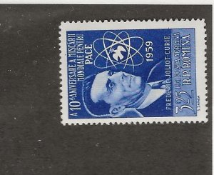 Romania Sc C59 MNH issue of 1959 - Frederic Curie, World Peace Movement