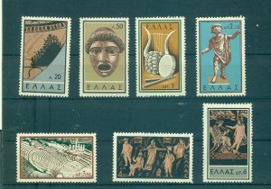 Greece- Sc# 649-55. 1959 Greek Theater. MNH $19.95.