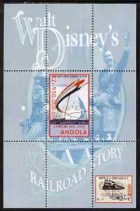 Angola 2000 Walt Disney's Railroad Story #3 perf s/sheet ...