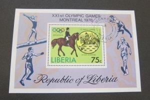 Liberia 1976 Sc C211 Olympic CTO set FU